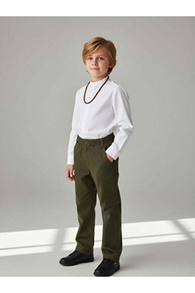 Zekids Παντελόνι για αγόρια με απαλή υφή και ελαστική μέση