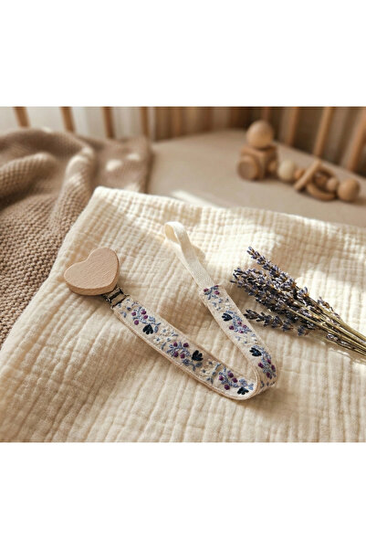 Hellemyst Nakışlı Bebek Emzik Zinciri Askısı