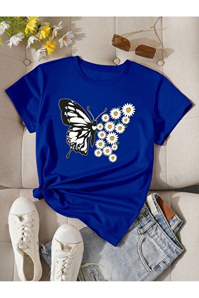 FATOOM STILE Butterfly Printed Women's T-Shirt T=Shirt