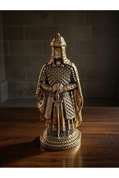 vipdekor POLYESTER GOLD BİBLO OSMANLI ASKER ZIRHI KÜÇÜK BOY