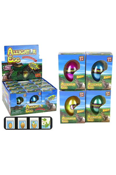 Three top online Growing Crocodile Alligator Egg 6cm