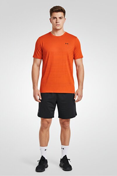 Under Armour Men Fitted Short Sleeve Training T-Shirt, Orange