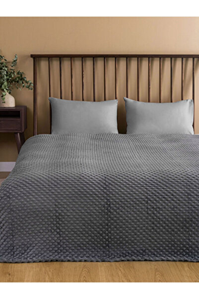 LC Waikiki RMZ GİYİM FARKIYA بطانية مزدوجة من ويلسوفت مطرزة بالورود مقاس 200x...