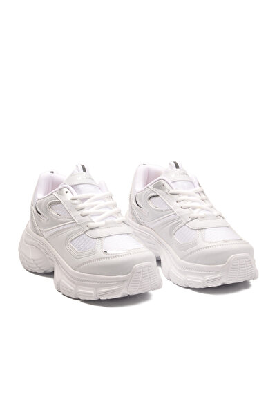 WALKWAY Mc Jamper 2376 Beyaz Unisex Yüksek Taban Bağcıklı Mevsimlik Sneaker