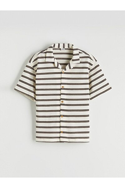 LC Waikiki Striped Boy's Shirt