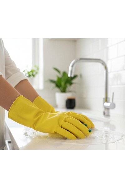 KENT مقاس S - قفازات غسيل الأطباق متعددة الاستخدامات من اللاتكس