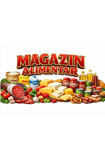 OEM Banner Magazin Mixt / Alimentar PVC 440g 80×110 cm – banner publicitar ex...