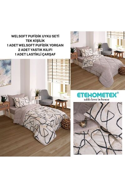ETE HOMETEX SINGLE PERSON WELSOFT SLEEPING SET