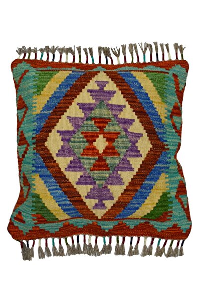 KilimCo. Handwoven Afghan Kilim Throw Pillow Cover