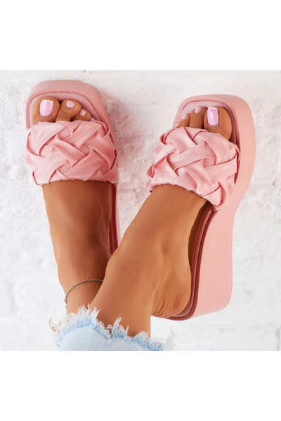 Zaira Women's Platform Slipper Mackenzie Pink #10238 - 39