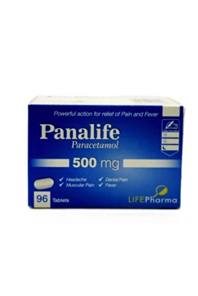 Panalife أقراص باراسيتامول ٥٠٠ مجم ٩٦ قرصًا