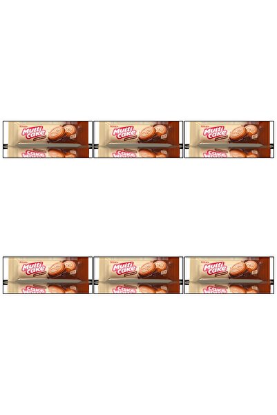 Roshen SET 6 BUCĂȚI - Biscuiți "Multicake" cremă de cacao 180g/28 ambalaj
