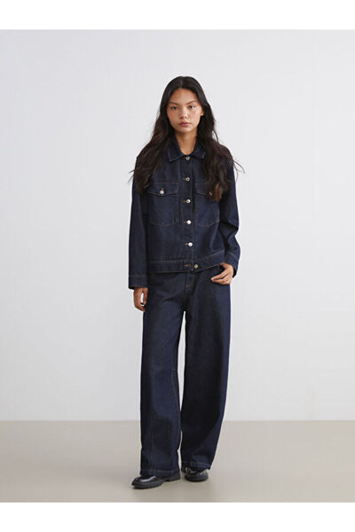 LC Waikiki بنطلون جينز نسائي فضفاض من UZG STORE