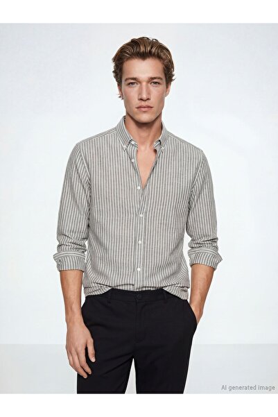 LC Waikiki Regular Fit Striped Men's Shirt