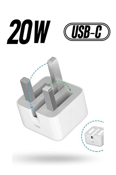 Shopi 20W PD Foldable Fast Charging Wall Adapter Compatible with Apple iPhone...