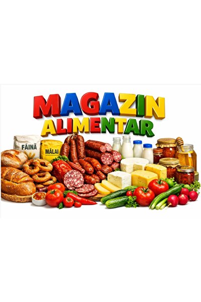 OEM Banner Magazin Mixt / Alimentar PVC 440g 80×110 cm – banner publicitar ex...