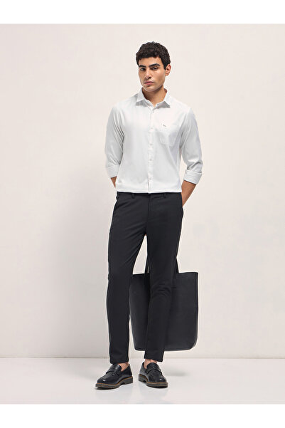 The Bear House By Styli Men's Printed Tailored Fit Formal Shirt