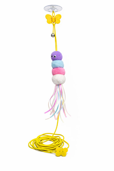 Papağanhane خطاف صيد القطط اللاصق بألوان الباستيل |   لعبة دودة الحبل الطويلة...