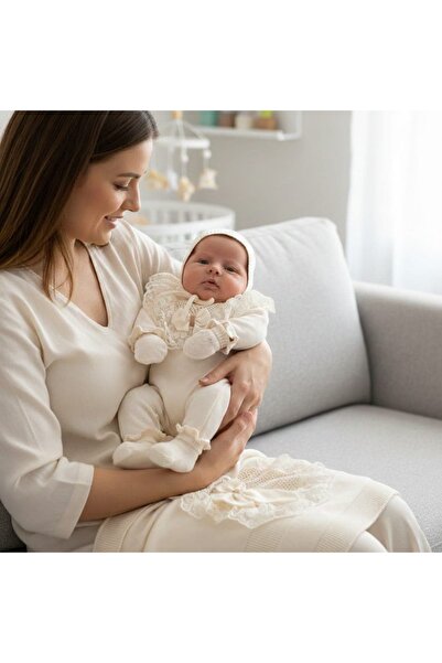 Nipperland Newborn Girl Organic 100% Cotton 5-Piece Hospital Discharge Set