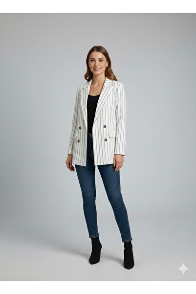 Ekol Çizgili Ceket 1402