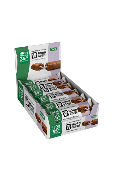 Born Winner Core Whey Protein Bar Chocolate & Caramel 12X57G