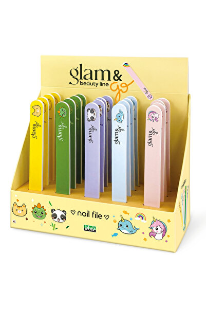 Lebez Pila pentru unghii - Glam & Go, 5 modele asortate , pret/1 buc