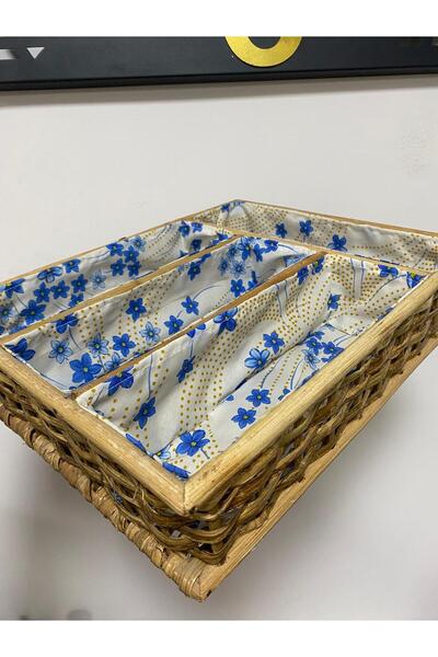 elif aksesuar Wicker Multi-Purpose Drawer Organizer