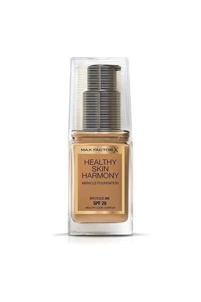 OEM Max Factor, Healthy Skin Harmony, Fond de ten lichid, 80, Bronz, SPF 20, ...