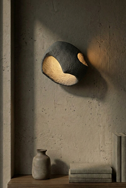 Renkoled Aydınlatma MODERN dekoratif TASARIM beton LEDLİ aplik , LED duvar ap...