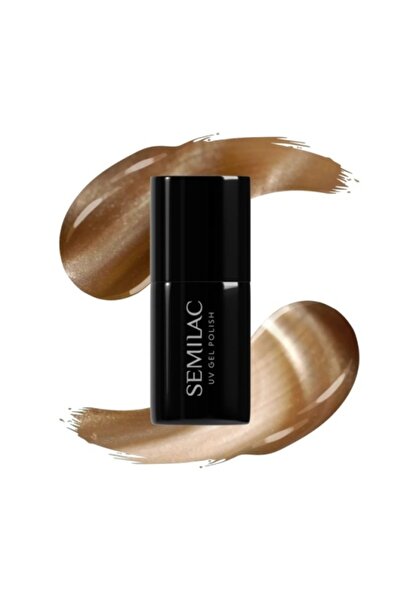 Semilac Semi-Permanent Nail Polish 661 Linen Gloss Cat Eye 7 ml
