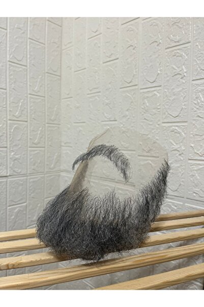 TheHairKraft Gerçek Görünümlü El Yapımı Takma Sakal & Bıyık Seti – HD Tül Üze...
