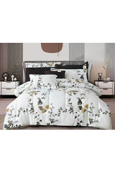 SFT طقم مفرش نفرين صيفي فاخر 8 قطع من خامة المايكروفايبر الملكي مقاس 260*240 سم