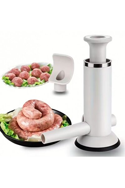 Sultan 2-in-1 sausage and meatball maker, large capacity, silver, 9.5x9.5x22.5cm