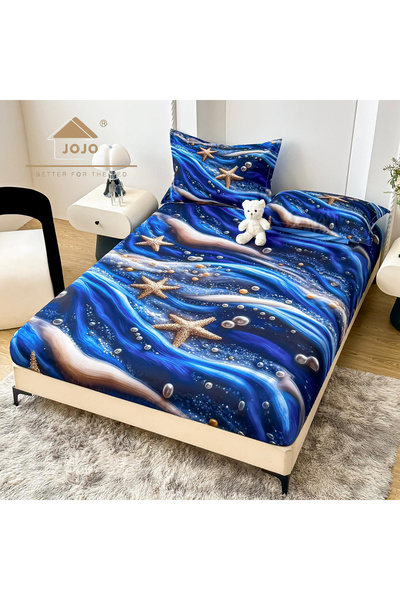 FIONNA.RO Stretchy Duvet Cover and Pillowcases Made of Finet 160x200cm 5D - S...