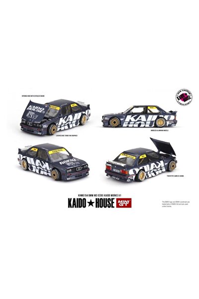 mini gt BMW M3 (E30) Kaido Fabrika V1 1/64 Model Araba