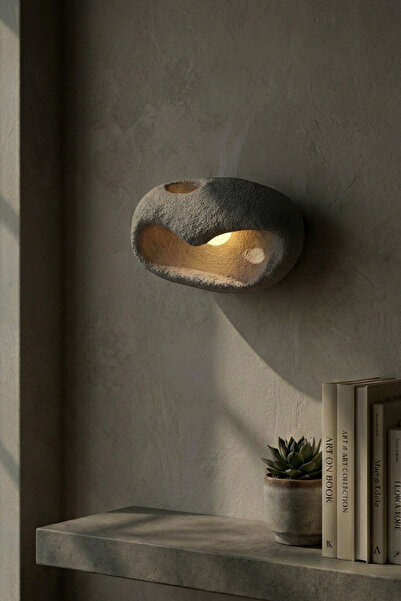 Renkoled Aydınlatma MODERN dekoratif TASARIM beton LEDLİ aplik , LED duvar ap...