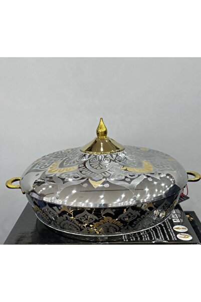 Rwafd Rema Indian food container with Ramadan design, 4-liter size