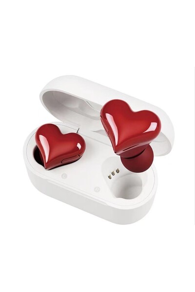 Tws Red heart wireless headphones, Universal