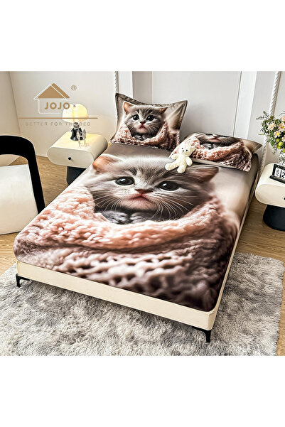 FIONNA.RO Stretchy Pillowcase and Pillowcases Made of Finet 160x200cm 5D - Wr...