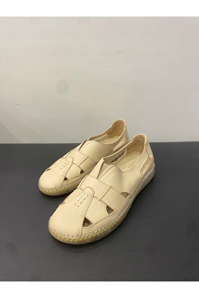 Özay Women's Genuine Leather Open Mother Shoes & Casual Shoes