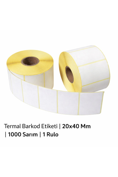 Blue Label Termalno Barcode Label | 20k40 mm | 1000 rolne | 1 rola