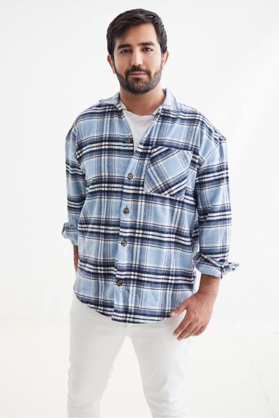 Rabona Fashion Erkek Ekose Desenli Oduncu Gömlek