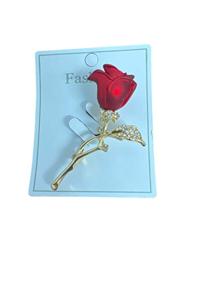 Broche Κομψή ματ καρφίτσα με πέτρες