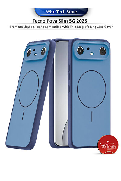 Wtech Tecno Pova Slim 5G 2025 Premium Liquid Silicone Compatible With Thin Ma...