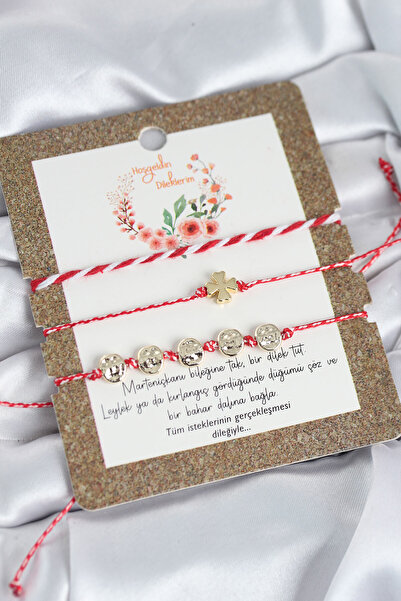 Twin Store Marteniçka Bracelet 3-Piece Clover Model