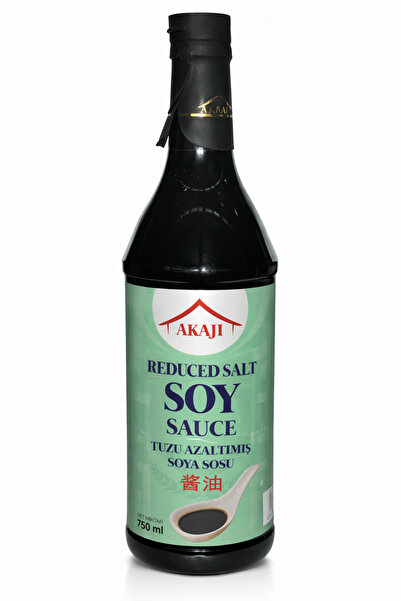 Akaji Az Tuzlu Soya Sosu 750 ml (Reduced Salt Soy Sauce)