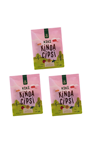 Cey Natural Foods 3 X Kiki Domates Fesleğen Kinoa Cipsi 30 g