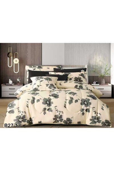 SFT Luxury summer double bed sheet set, 8 pieces, made of royal microfiber, s...