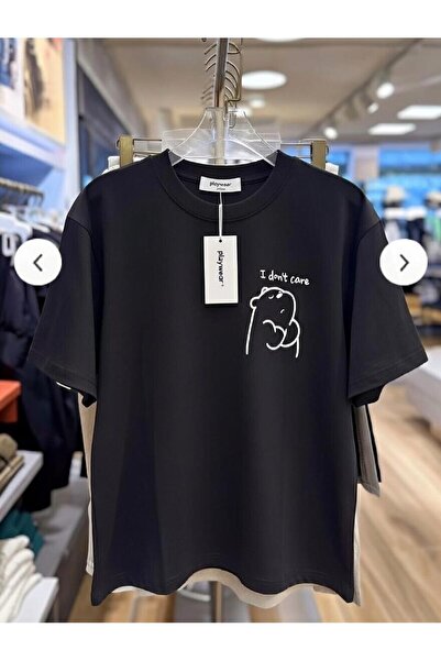 playwear تي شيرت بول كايلد - إيفر مرح بطبعة كاريكا آ دونت كير مطبوع بتصميم خاص