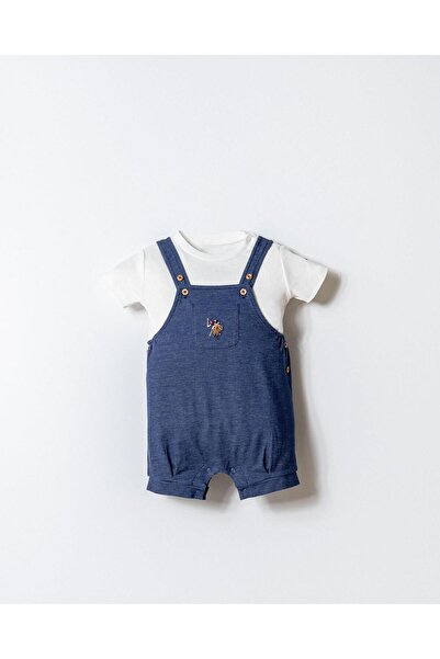 U.S. Polo Assn. Erkek Bebek Salopet 2’li Takım